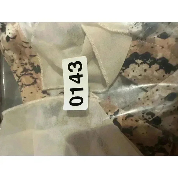 Laurie Felt Womens 1X Snake Print Long Sleeve V-Neck Tunic Blouse Assymetrical‎ - Picture 10 of 10